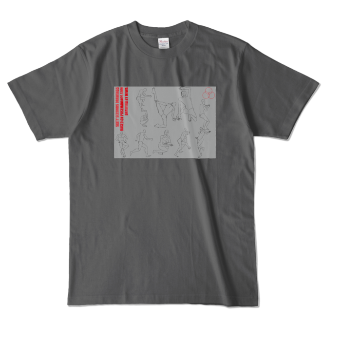 カラーTシャツ - L - チャコール (濃色)
