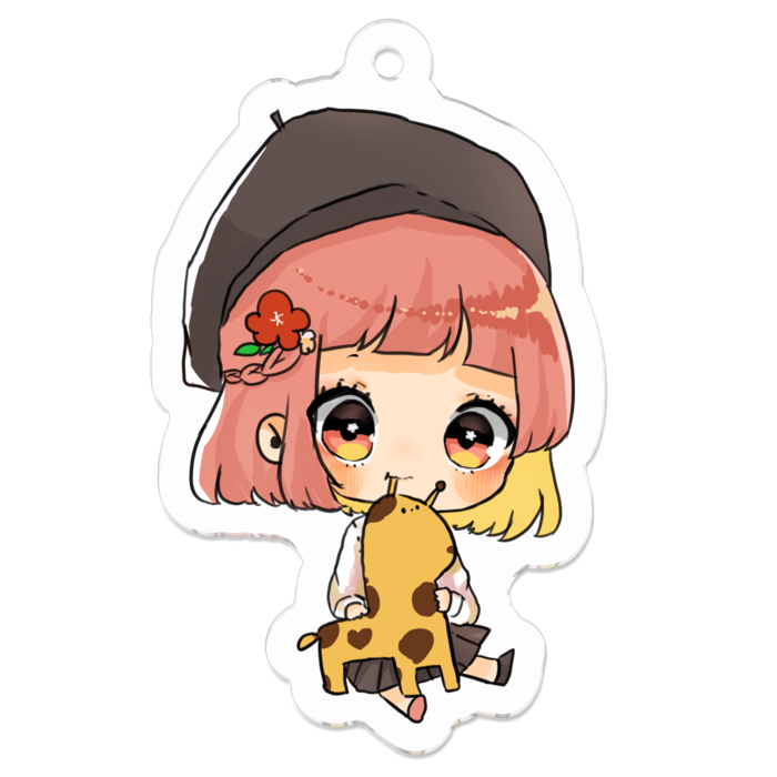 アクリルキーホルダー - 50 x 50 (mm)