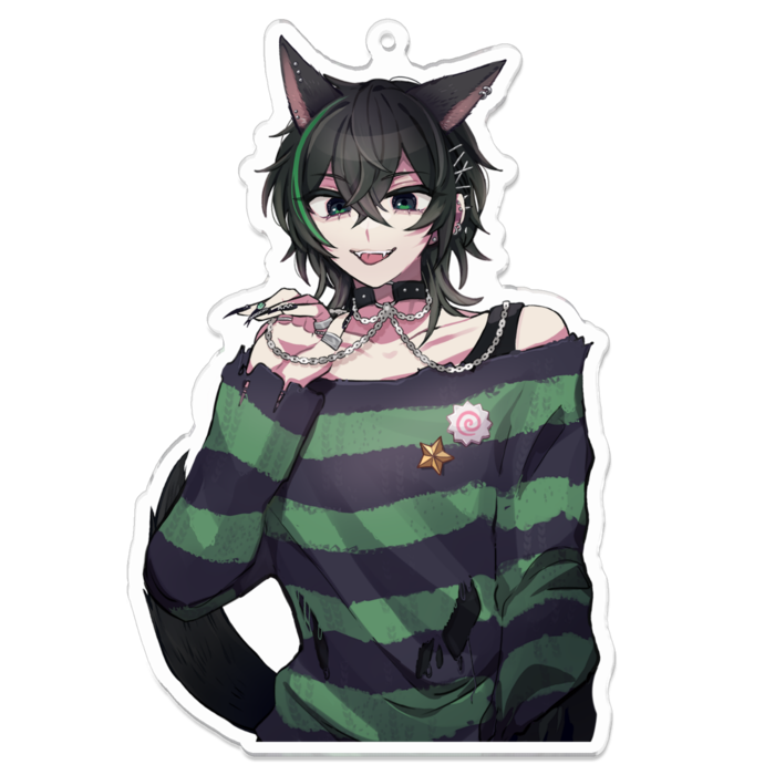 アクリルキーホルダー - 100 x 100 (mm)