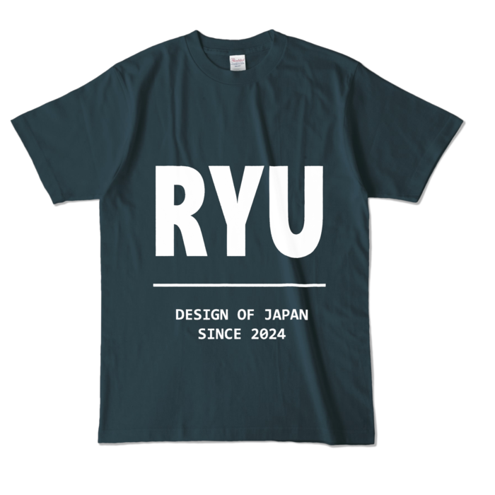 カラーTシャツ - L - デニム (濃色)