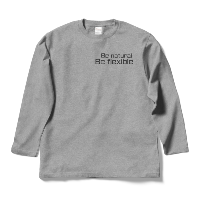 ロングスリーブTシャツ - L - 杢グレー