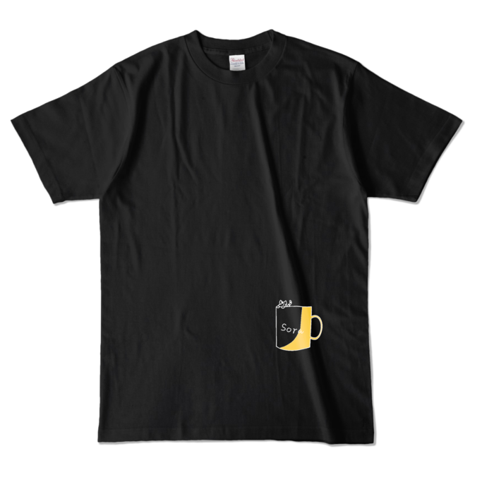 カラーTシャツ - L - ブラック （濃色）
