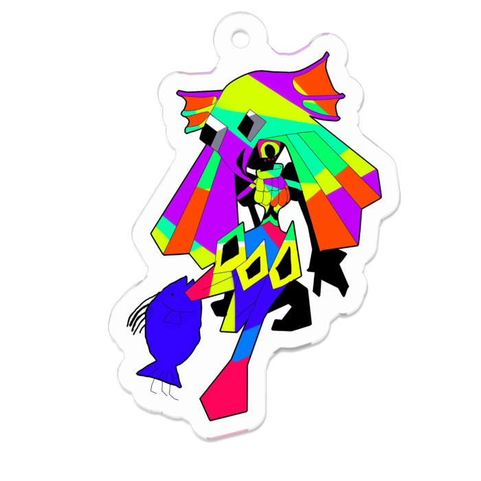 アクリルキーホルダー - 50 x 50 (mm)