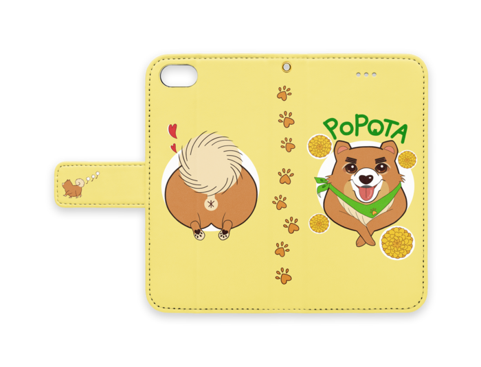 手帳型iPhoneケース - iPhone7 - ストラップ穴 あり