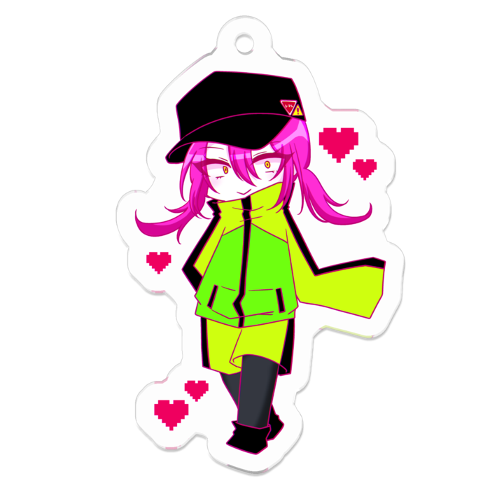 アクリルキーホルダー - 50 x 50 (mm)