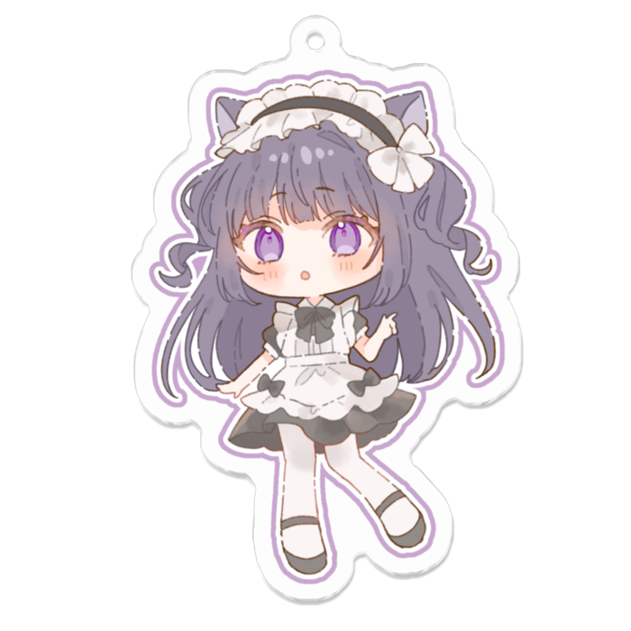 アクリルキーホルダー - 70 x 70 (mm)