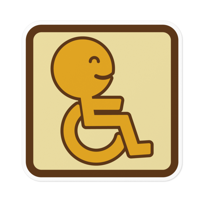 ステッカー - 100 x 100 (mm)