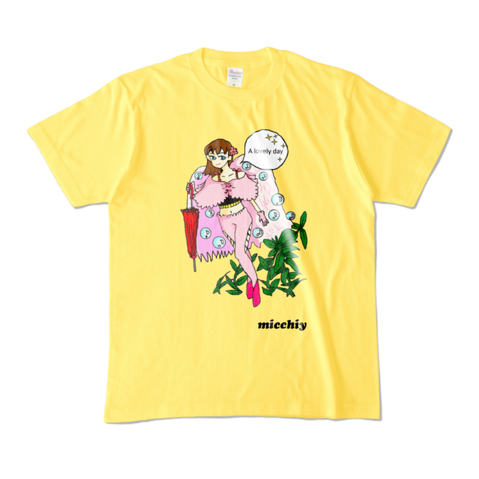 カラーTシャツ - M - イエロー