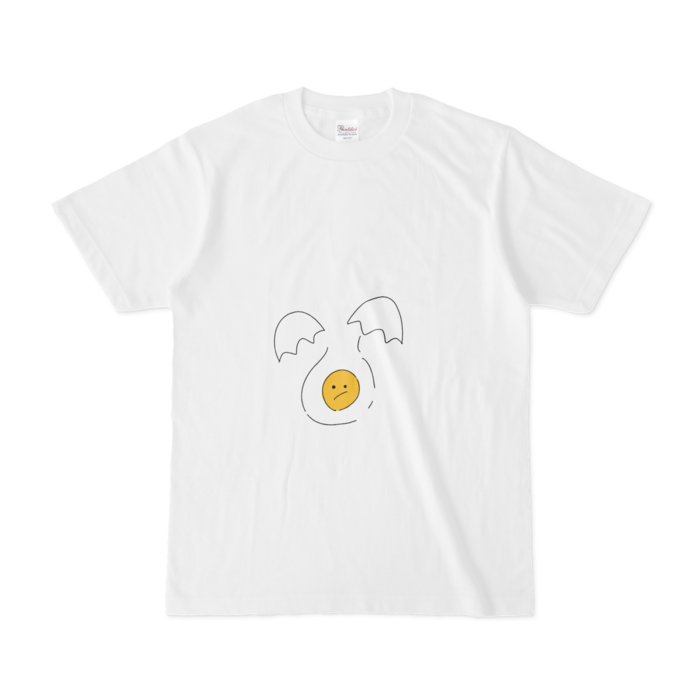 すねたたまごくんTシャツ　S