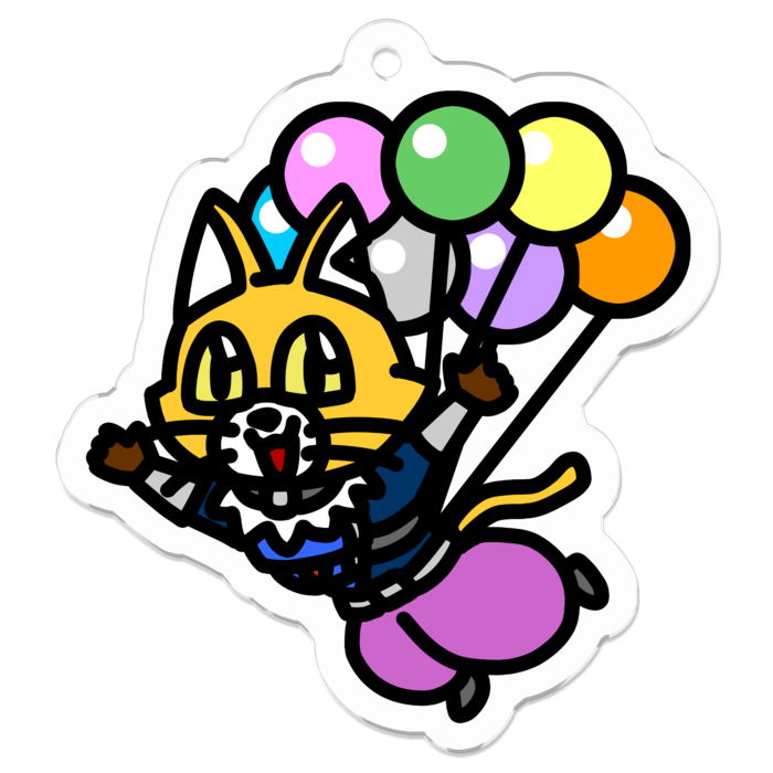 アクリルキーホルダー - 50 x 50 (mm)