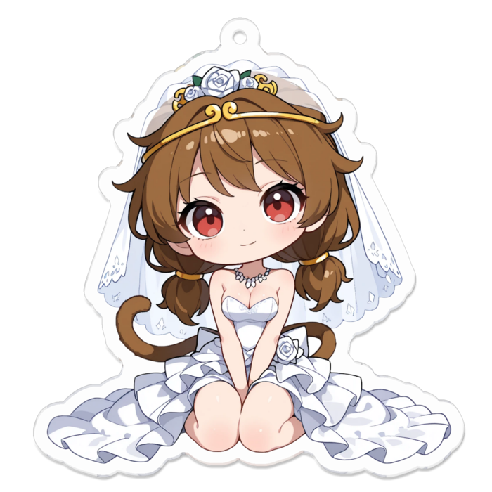 アクリルキーホルダー - 70 x 70 (mm)(キャラのみ)