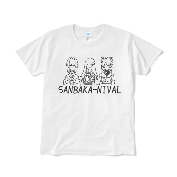 さんばかTシャツ(短納期) - L - ホワイト