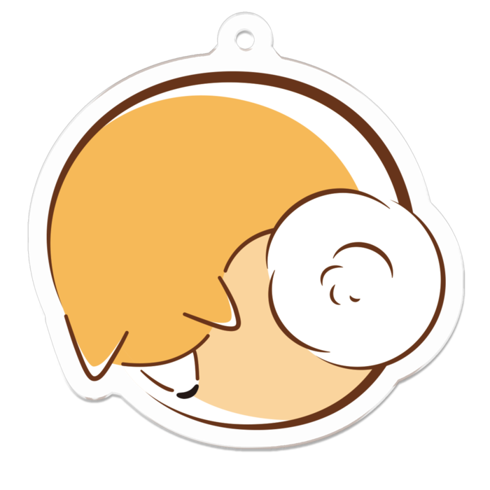 アクリルキーホルダー - 50 x 50 (mm)