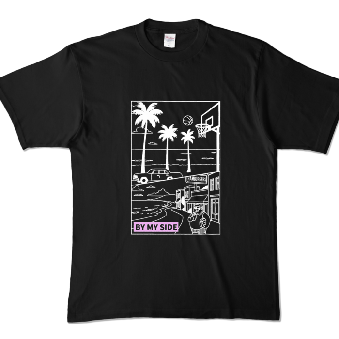 カラーTシャツ - XL - ブラック (濃色)