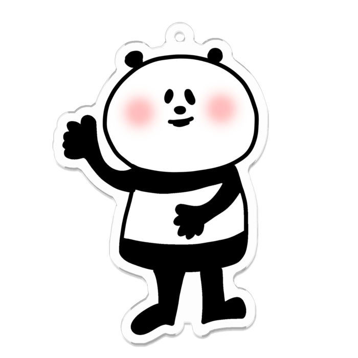 アクリルキーホルダー(コーティング) - 70 x 70 (mm)
