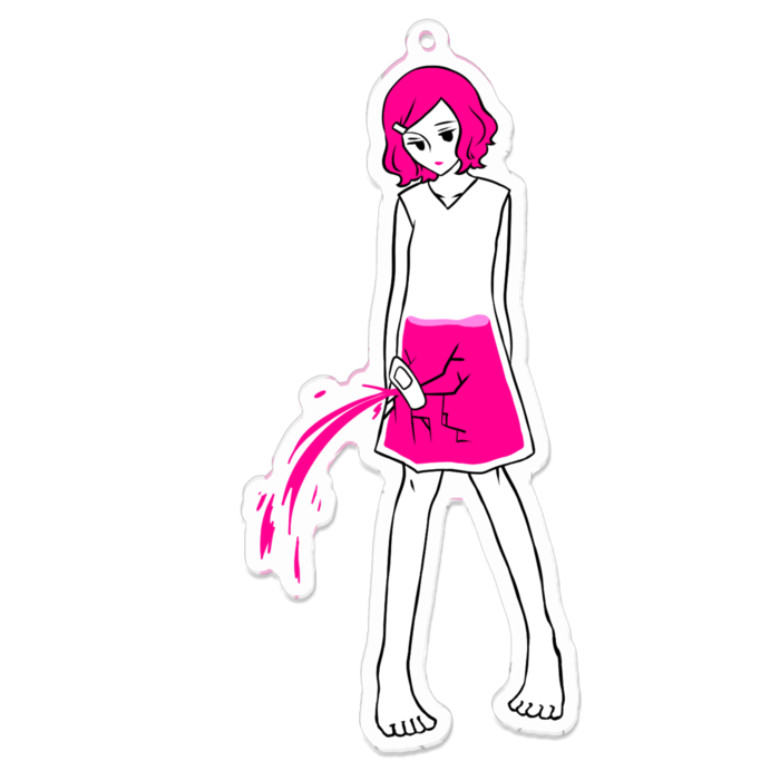 アクリルキーホルダー - 100 x 100 (mm)