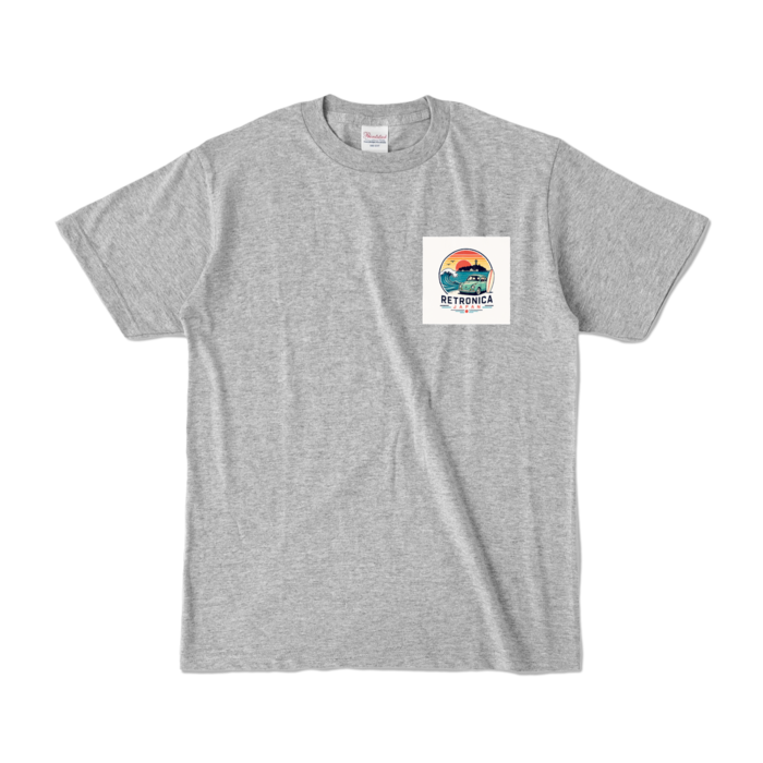 カラーTシャツ - S - 杢グレー (濃色)