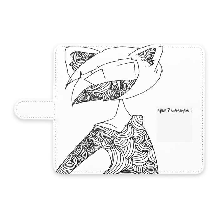 手帳型Androidケース - L - ストラップ穴 なし