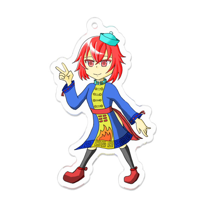 アクリルキーホルダー - 70 x 70 (mm)