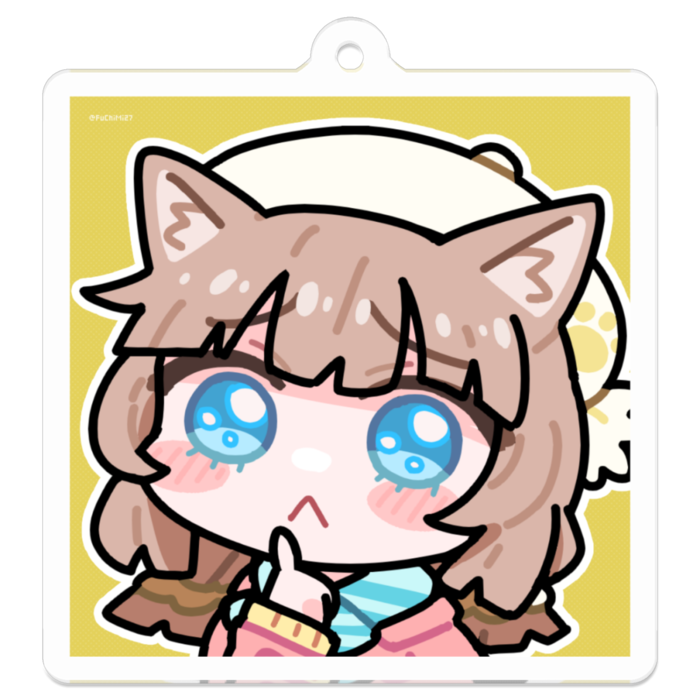 アクリルキーホルダー - 50 x 50 (mm)