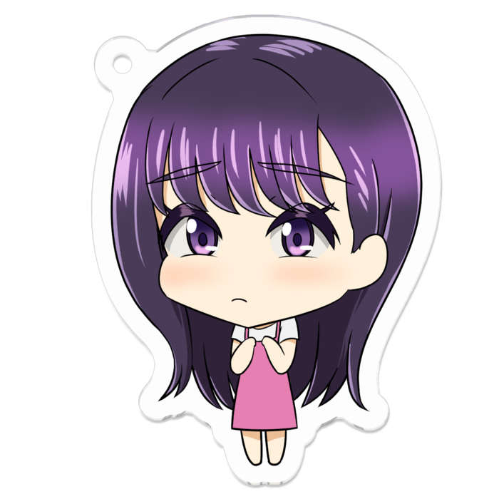 アクリルキーホルダー（コーティング） - 50 x 50 (mm)