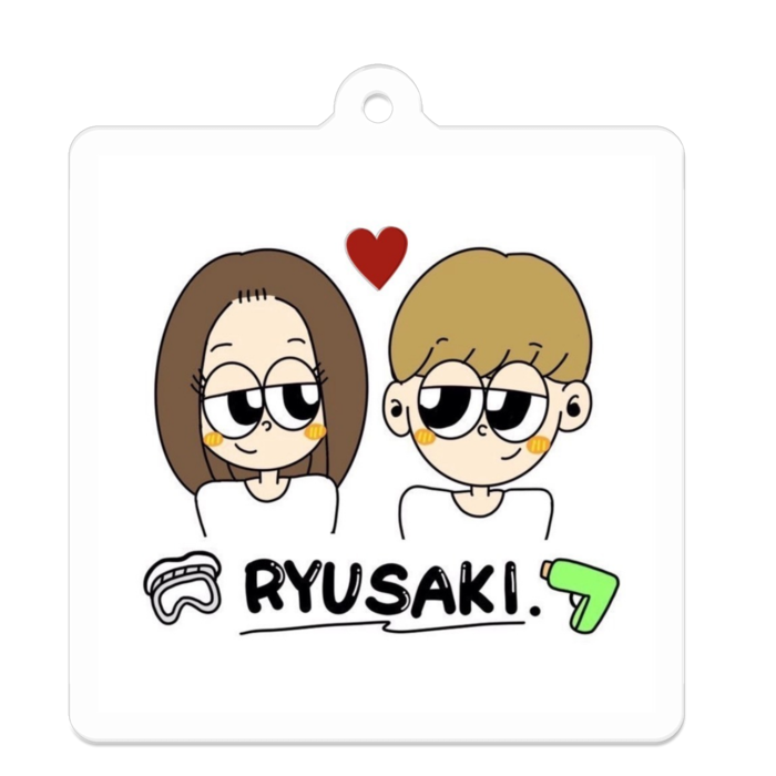 アクリルキーホルダー - 50 x 50 (mm)