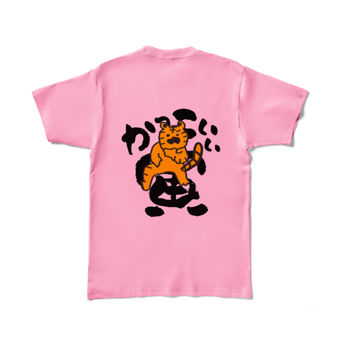 カラーTシャツ - L - ピーチ (淡色)