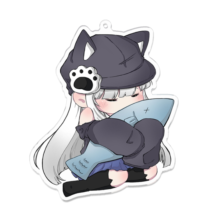 アクリルキーホルダー（コーティング） - 100 x 100 (mm)