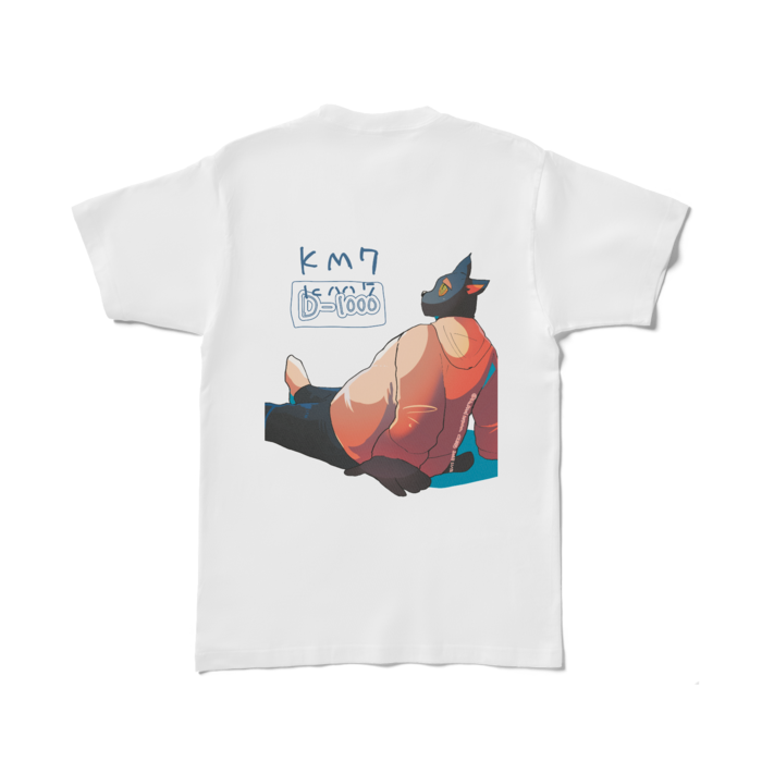 Tシャツ - L - 白(1)背面