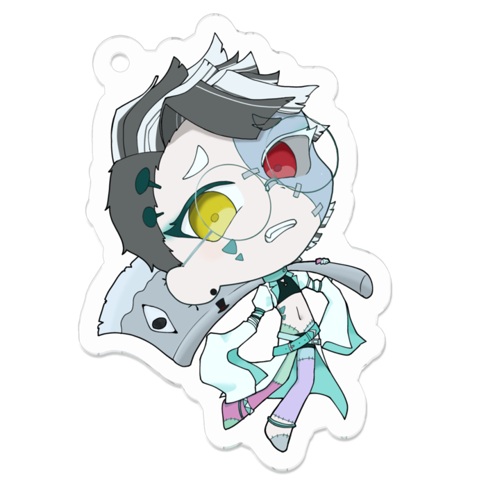 アクリルキーホルダー - 50 x 50 (mm)