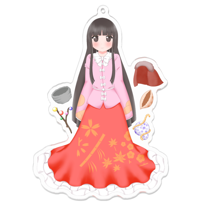 アクリルキーホルダー - 100 x 100 (mm)