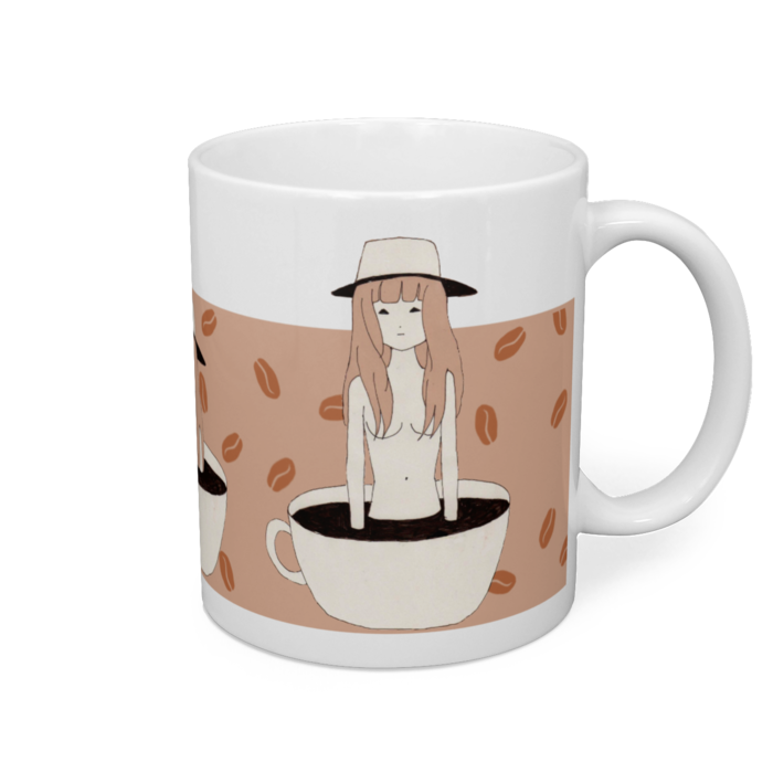マグカップ - 直径 8 cm / 高さ 9.5 cm