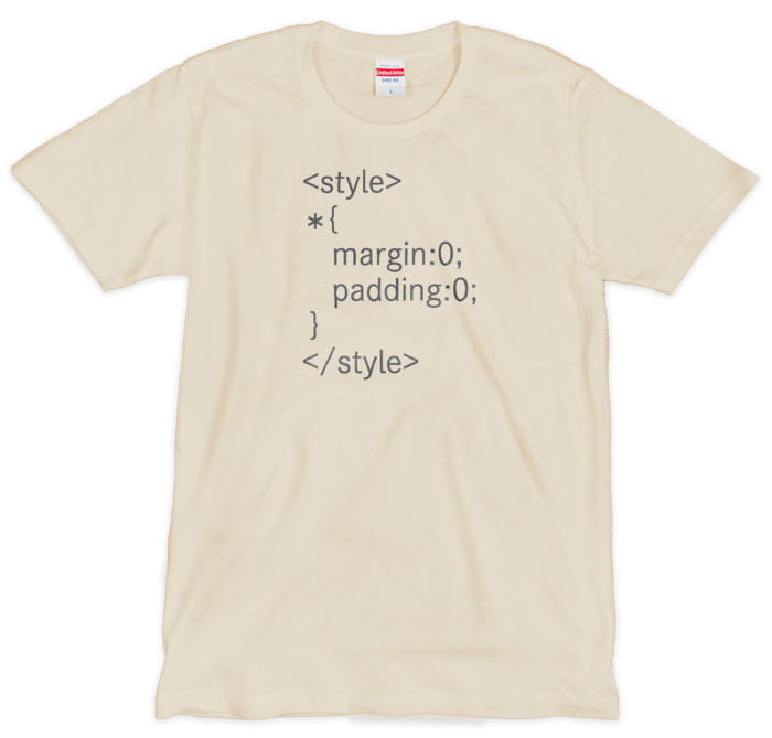 Tシャツ(シルクスクリーン印刷) - L - 1色