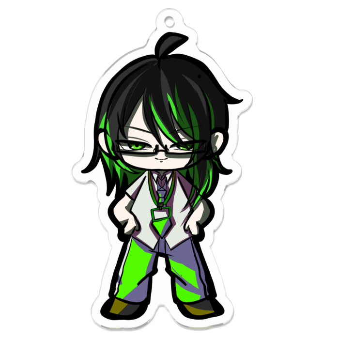 アクリルキーホルダー（コーティング） - 70 x 70 (mm)