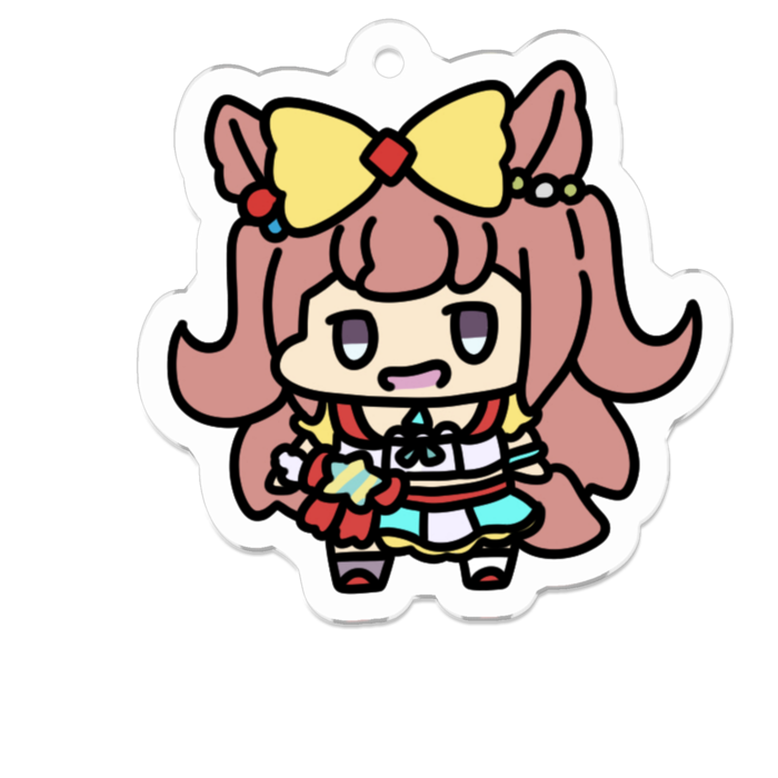 アクリルキーホルダー - 50 x 50 (mm)