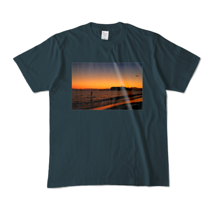 カラーTシャツ - M - デニム (濃色)