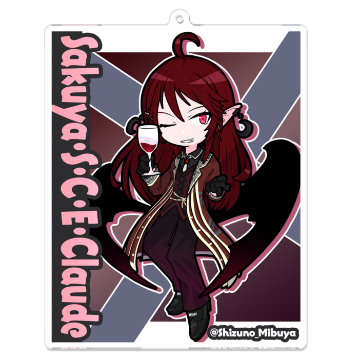 アクリルキーホルダー - 100 x 100 (mm)