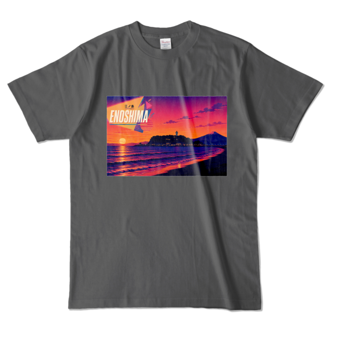 カラーTシャツ - L - チャコール (濃色)