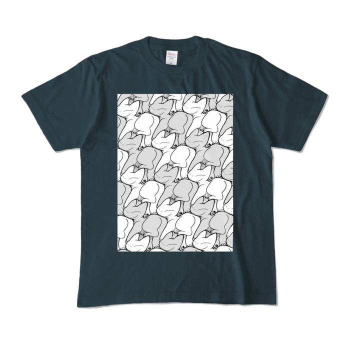 カラーTシャツ - M - デニム (濃色)
