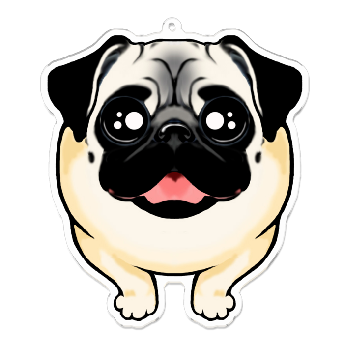 アクリルキーホルダー - 100 x 100 (mm)