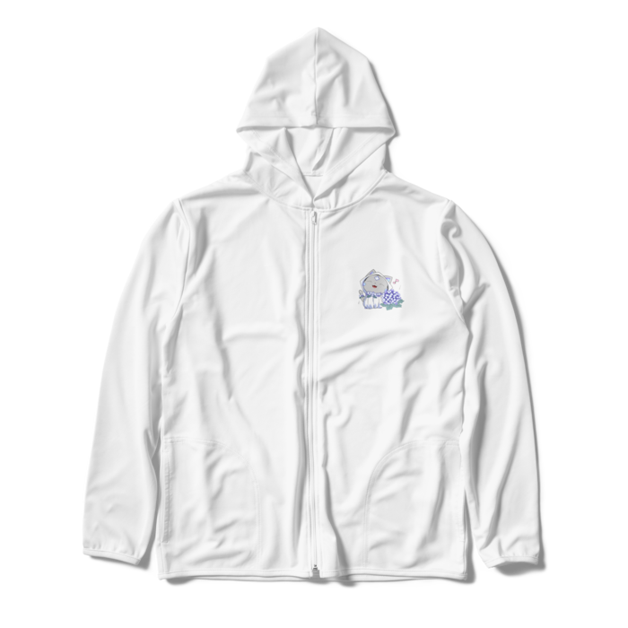 ジップパーカー - XL - ホワイト