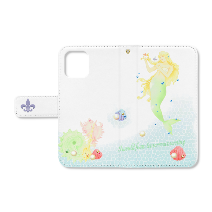 手帳型iPhoneケース - iPhone12 mini - ストラップ穴 あり