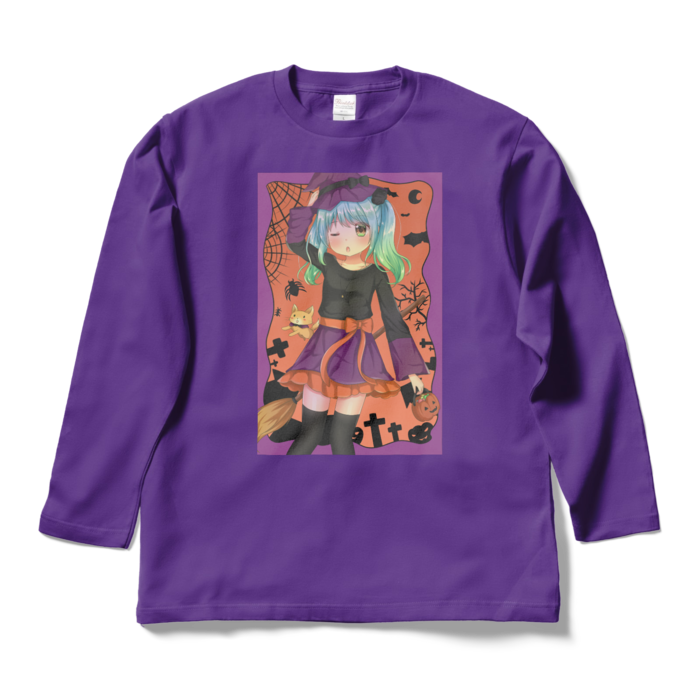 ロングスリーブTシャツ - L - パープル