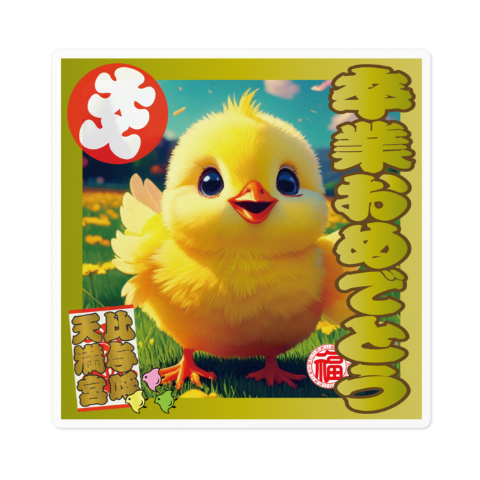 ステッカー - 100 x 100 (mm)