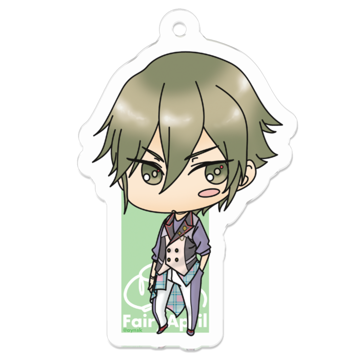 アクリルキーホルダー - 50 x 50 (mm)