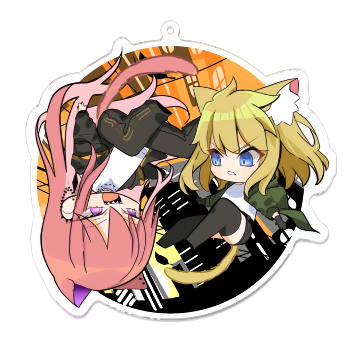 アクリルキーホルダー - 100 x 100 (mm)