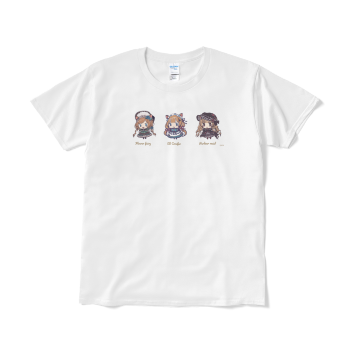 ミニコニTrio T-shirt（ホワイト）-L