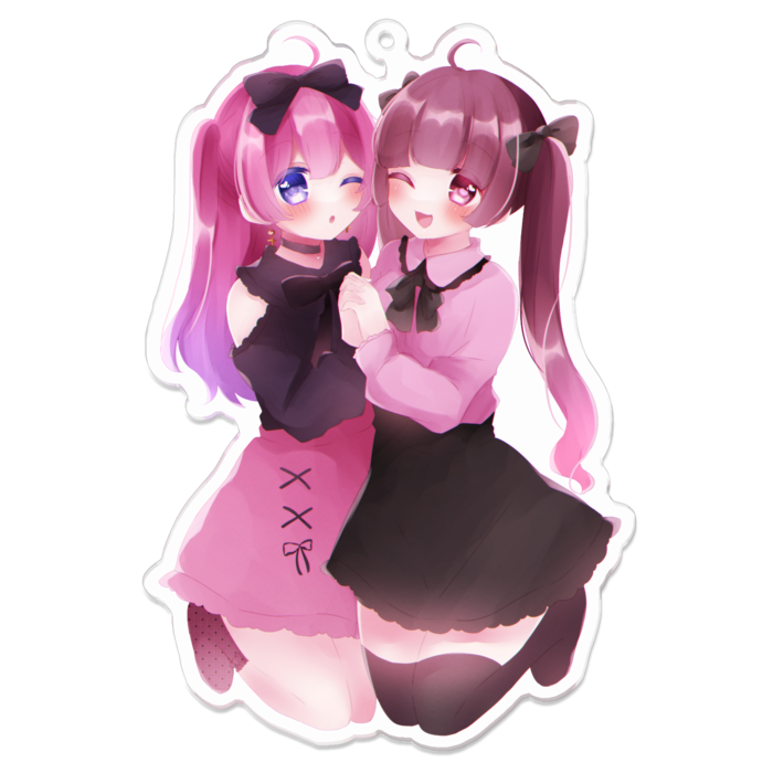 アクリルキーホルダー - 100 x 100 (mm)