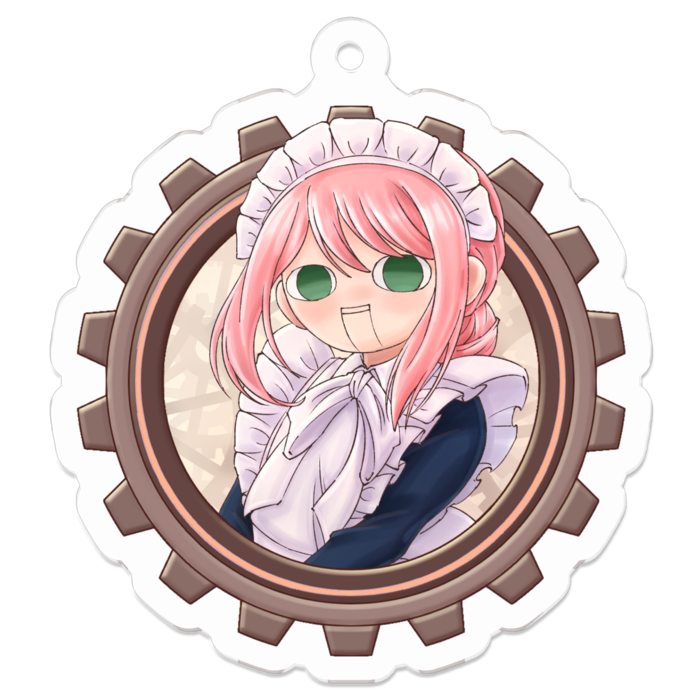 アクリルキーホルダー - 50 x 50 (mm)