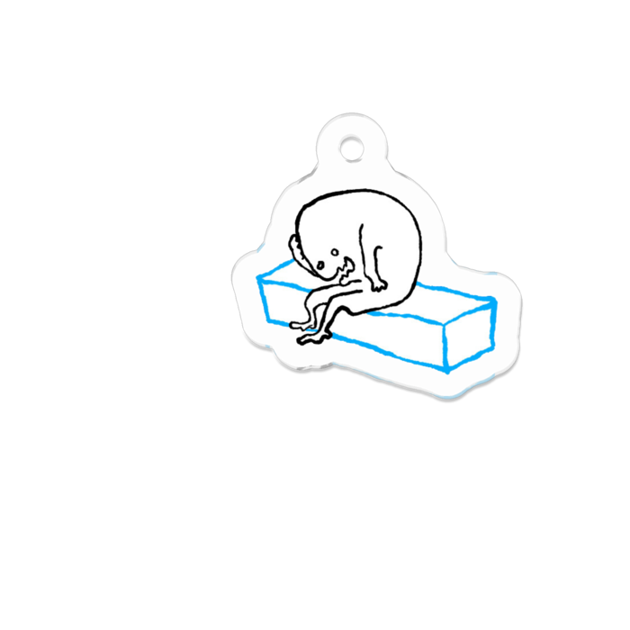 アクリルキーホルダー - 50 x 50 (mm)